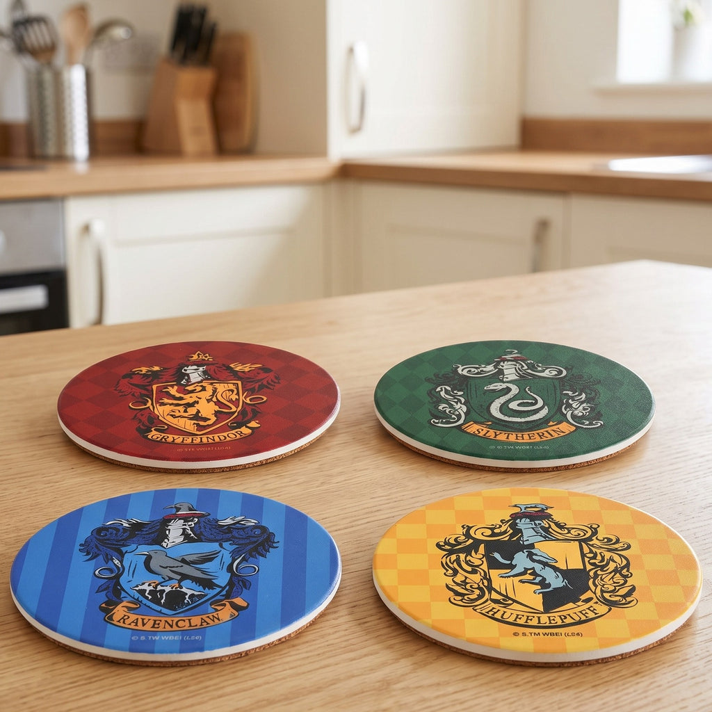 Image produit Harry Potter - Sous-verres Blasons des Maisons set de 4