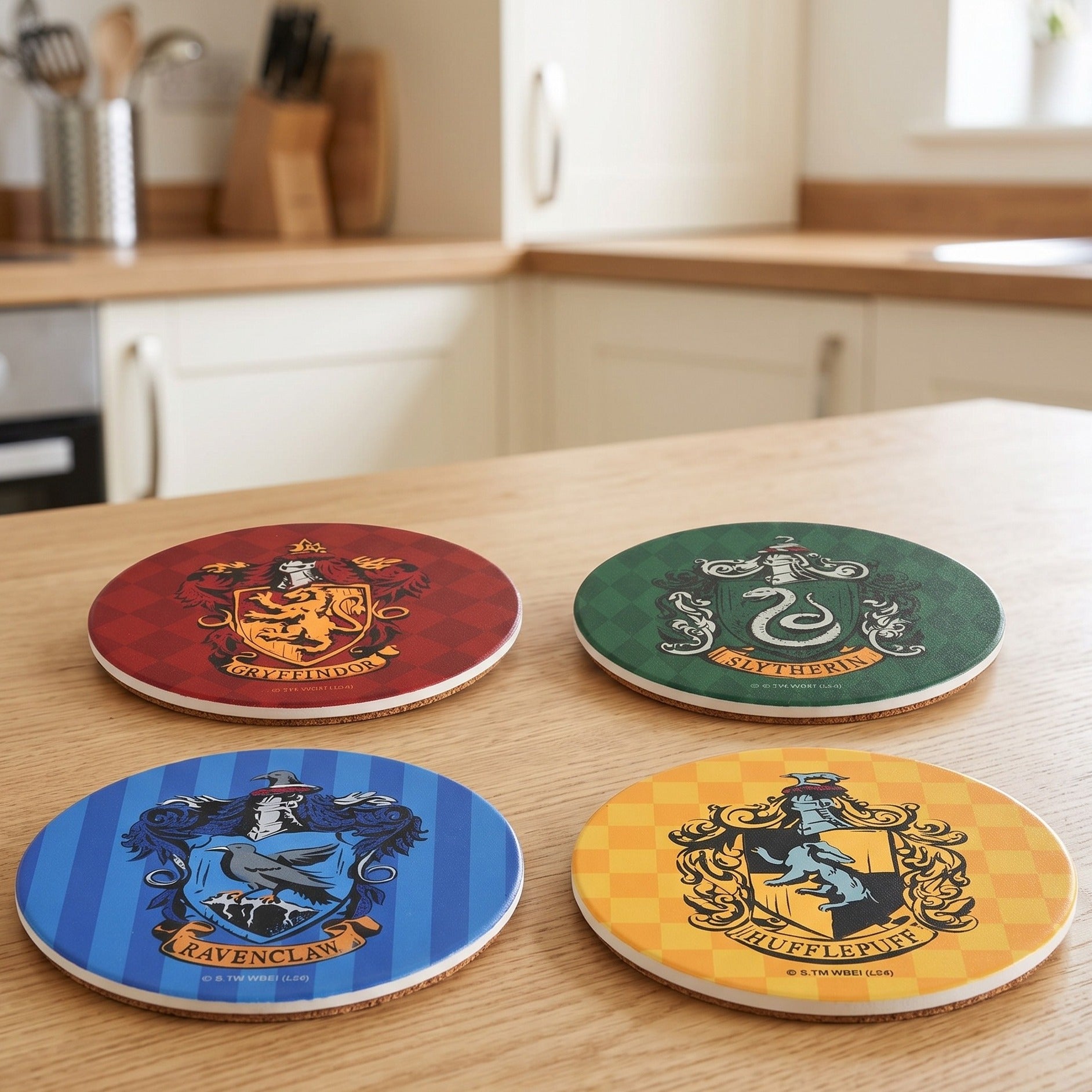 Image produit Harry Potter - Sous-verres Blasons des Maisons set de 4
