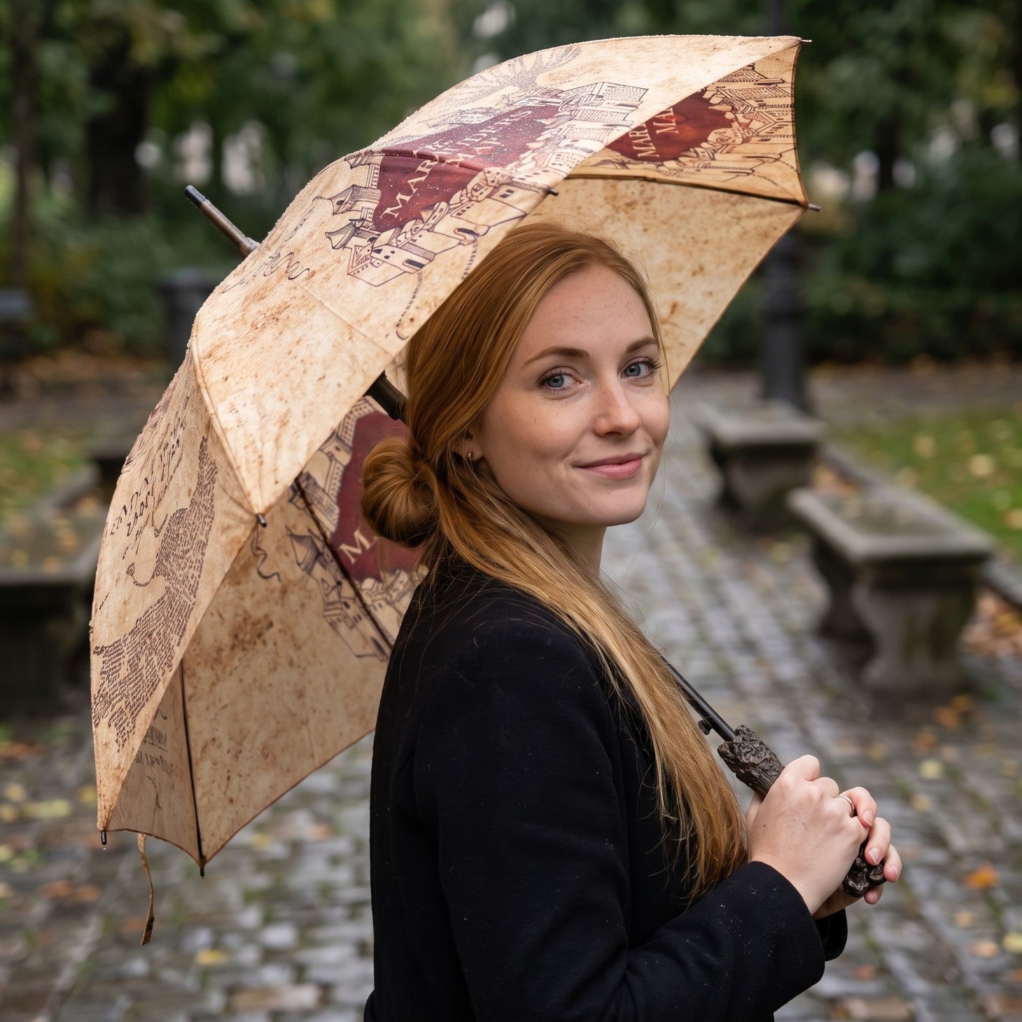 Image produit Harry Potter - Parapluie Carte du Maraudeur