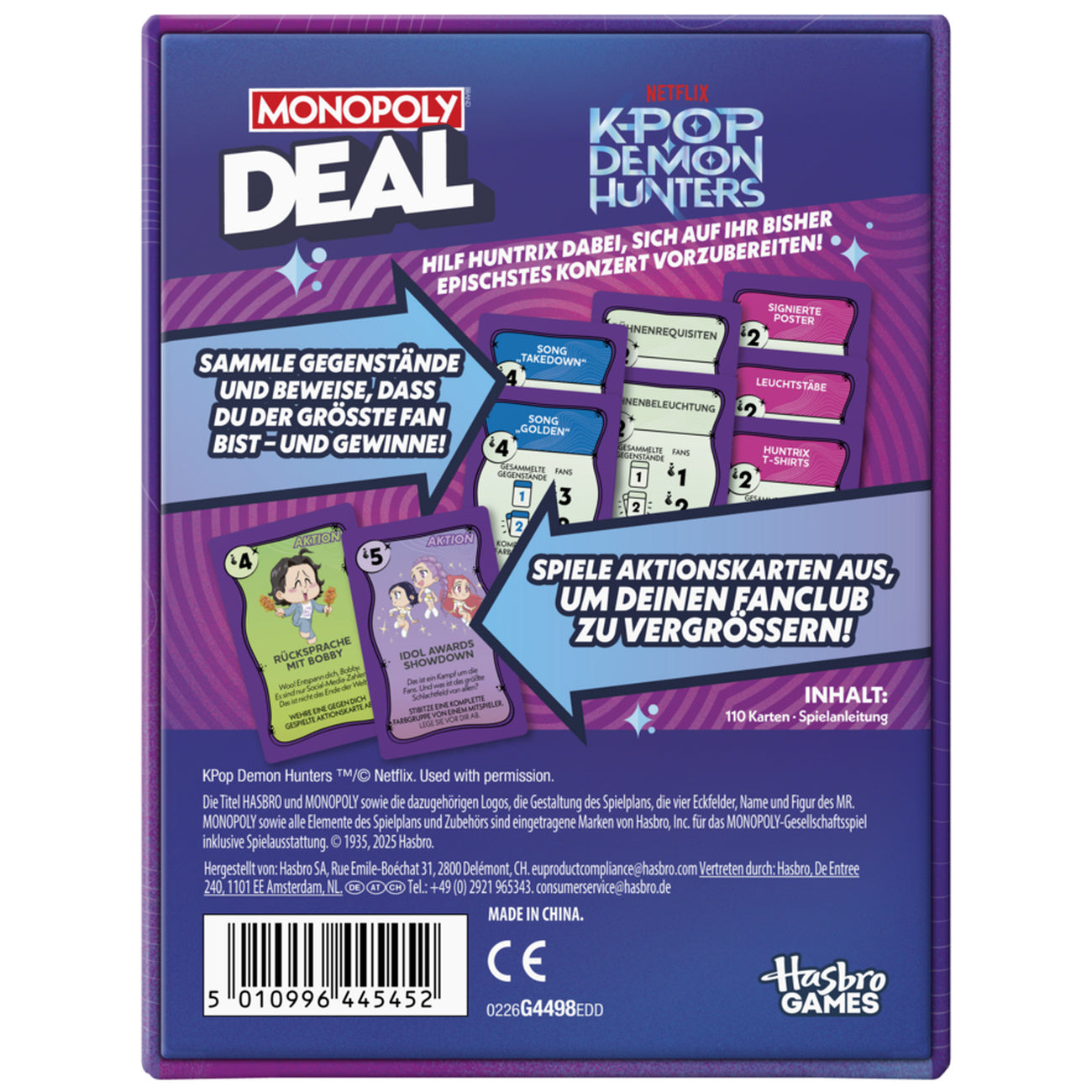 Image produit KPop Demon Hunters - Monopoly Deal