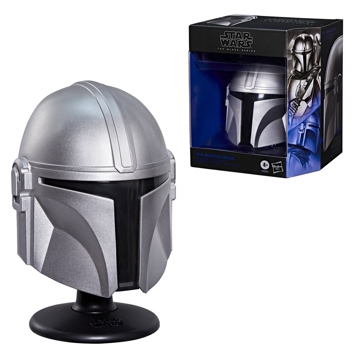Image produit Star Wars - Réplique de mini casque Mandalorian sur socle