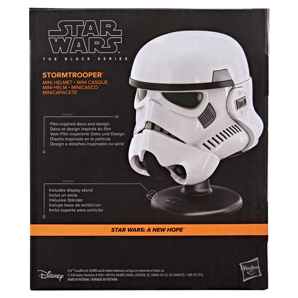 Image produit Star Wars - Réplique de mini-casque Stormtrooper sur socle