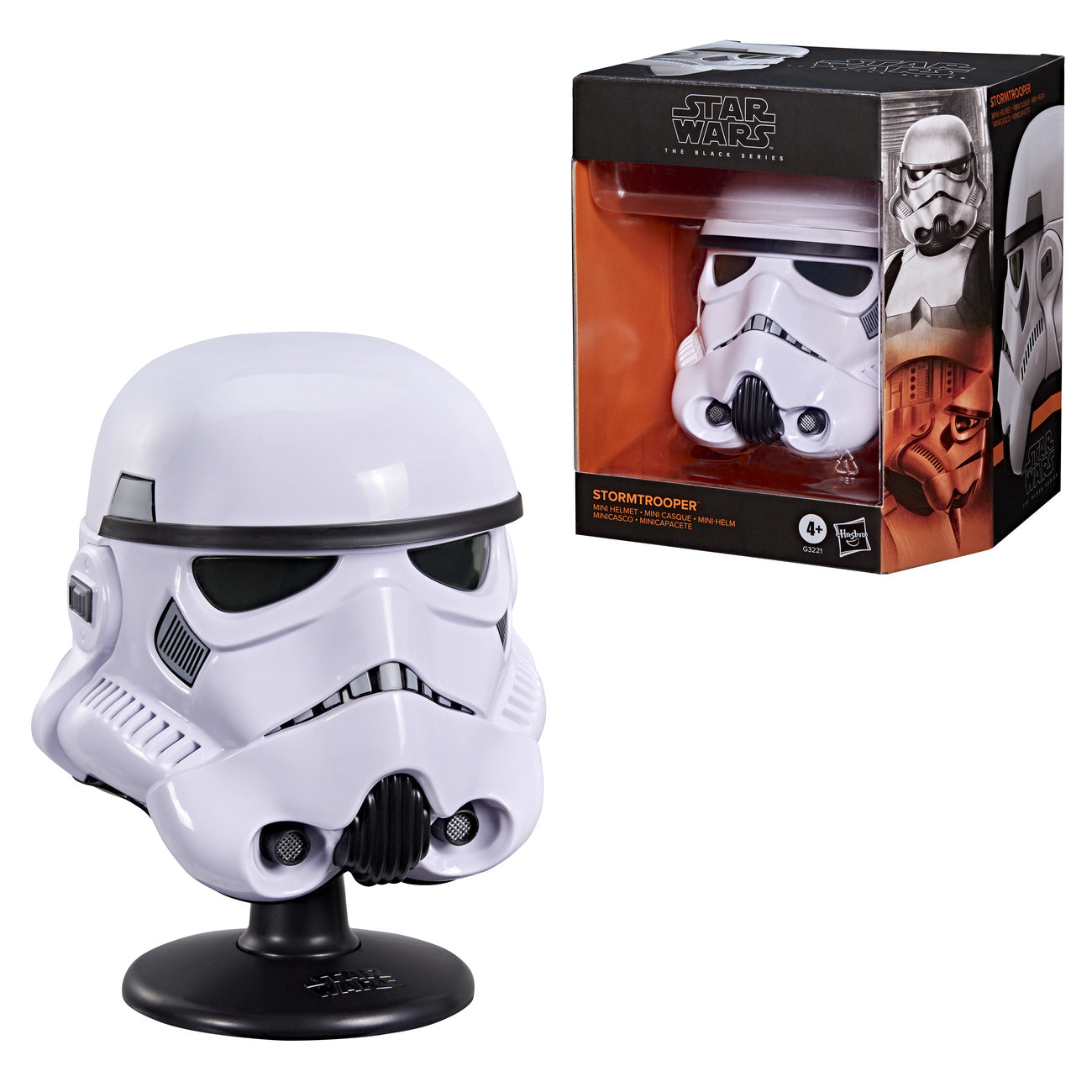 Image produit Star Wars - Réplique de mini-casque Stormtrooper sur socle