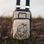 Image produit Alice au Pays des Merveilles - Sac bandoulière floral avec portefeuille
