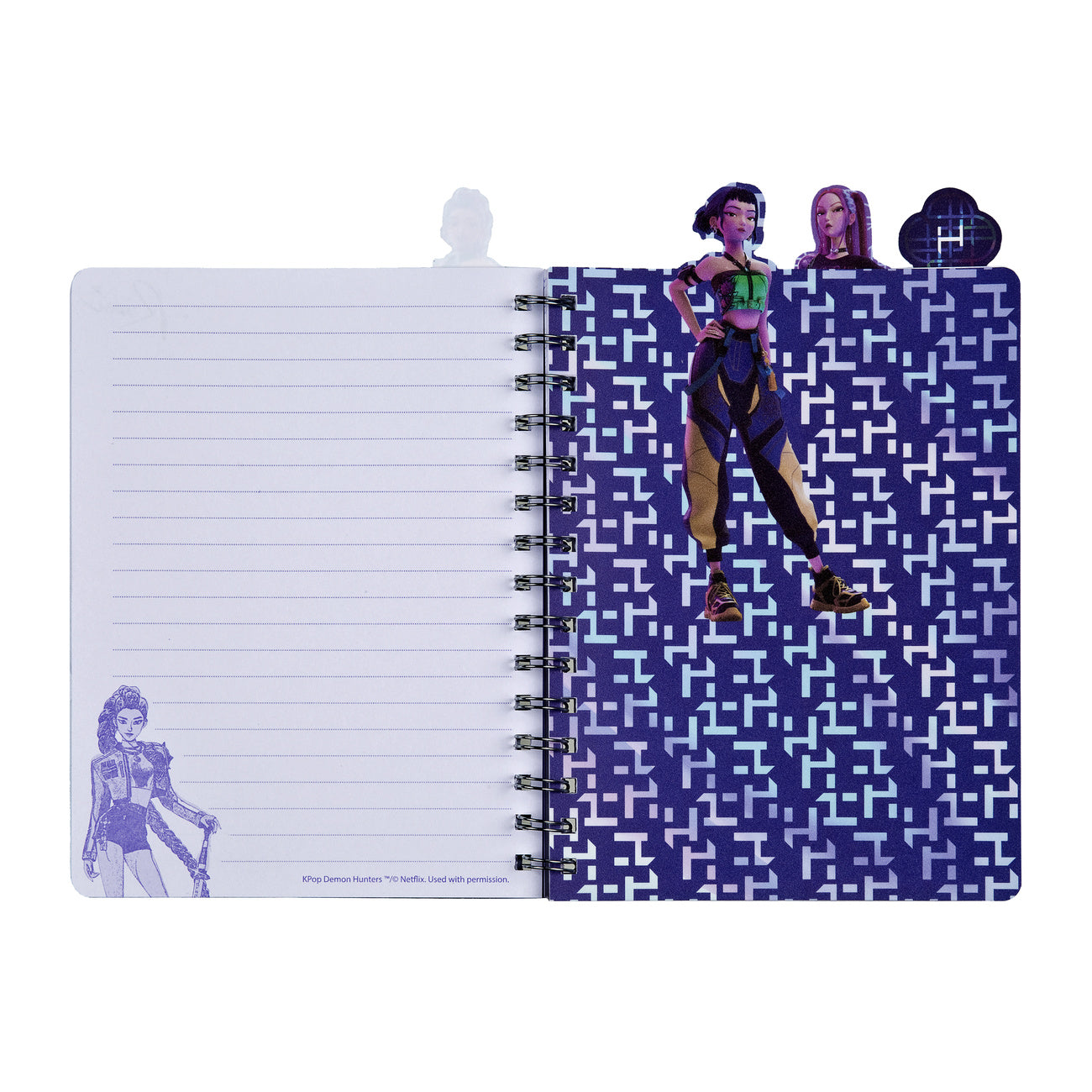 Image produit KPop Demon Hunters - Carnet à spirale A5