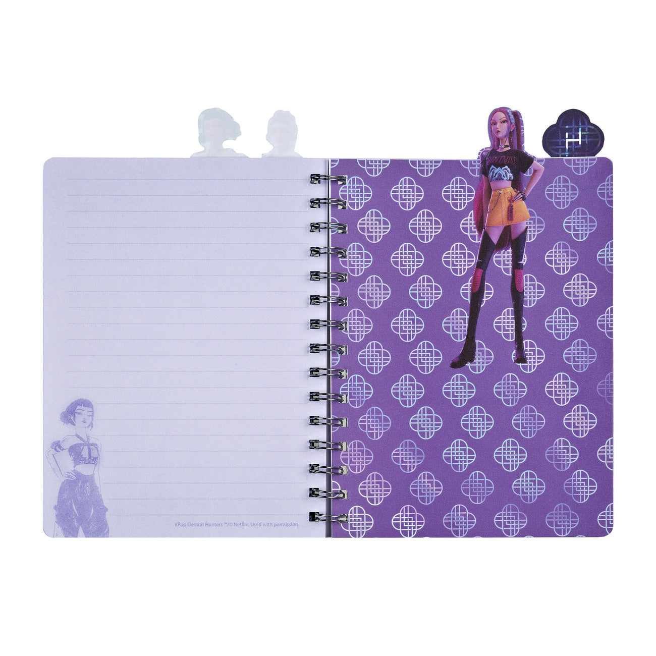 Image produit KPop Demon Hunters - Carnet à spirale A5