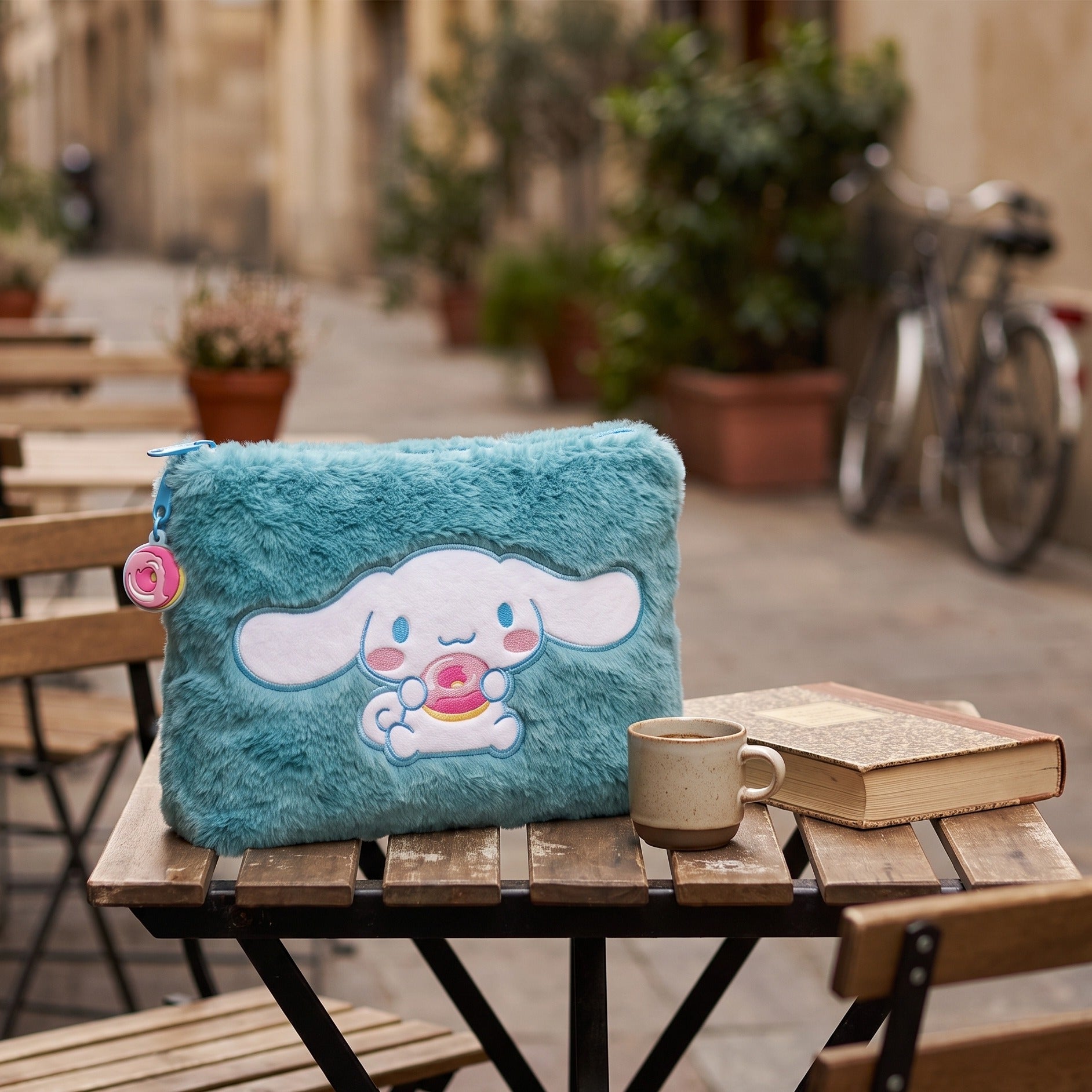 Image produit Hello Kitty & Friends - Trousse de toilette en peluche Cinnamoroll