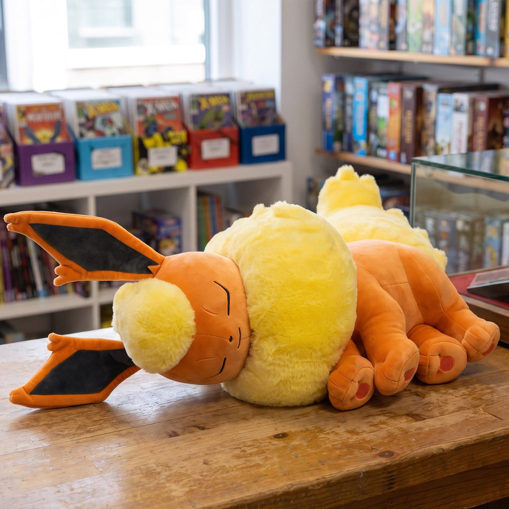 Image produit Pokémon - Peluche Flamara Endormi