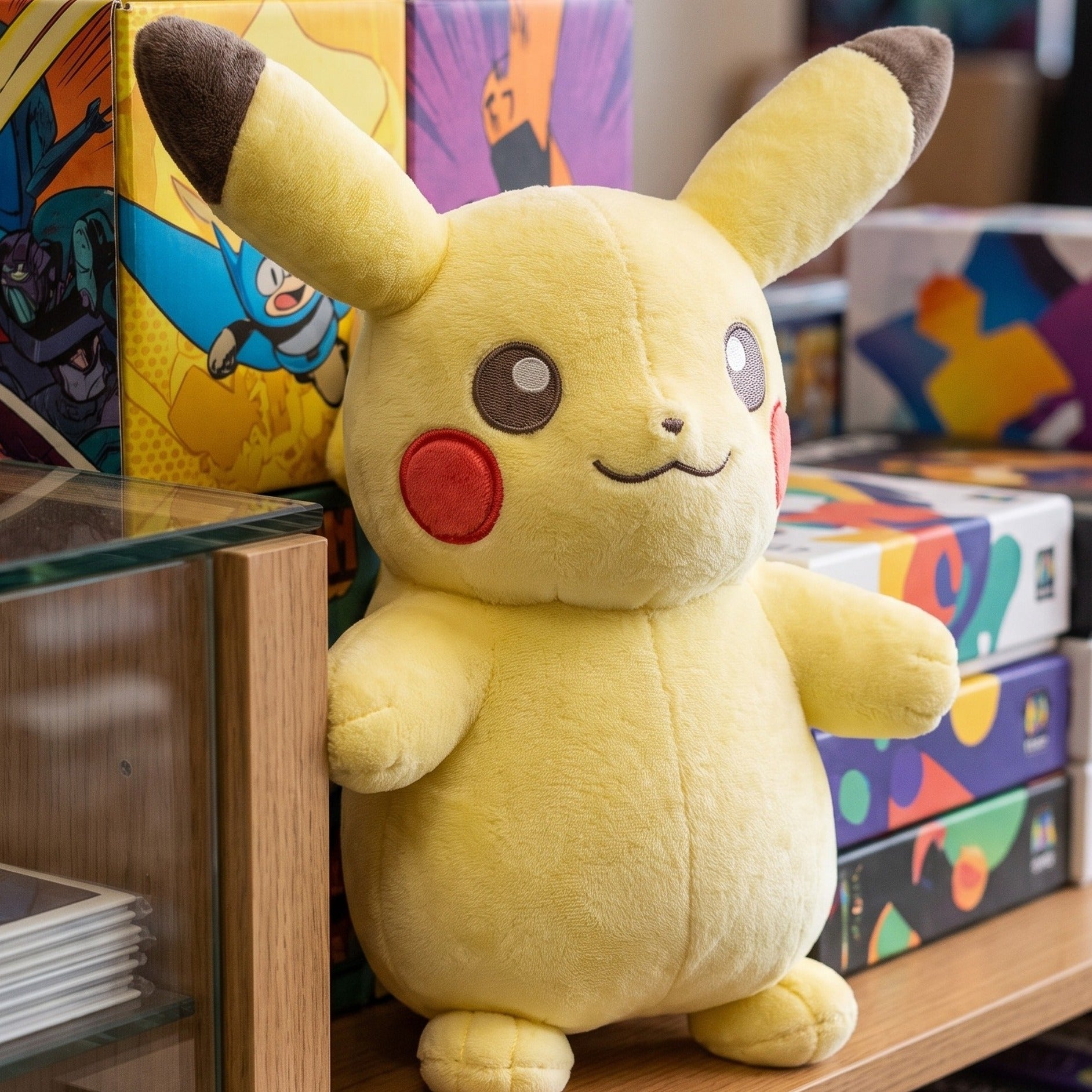 Image produit Pokemon - Figurine en peluche Pikachu
