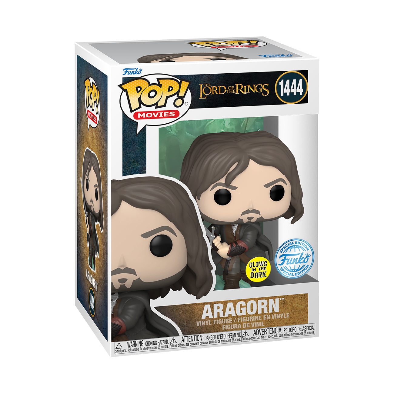 Image produit Le Seigneur des Anneaux - Figurine Funko Pop Aragorn Glow in the Dark