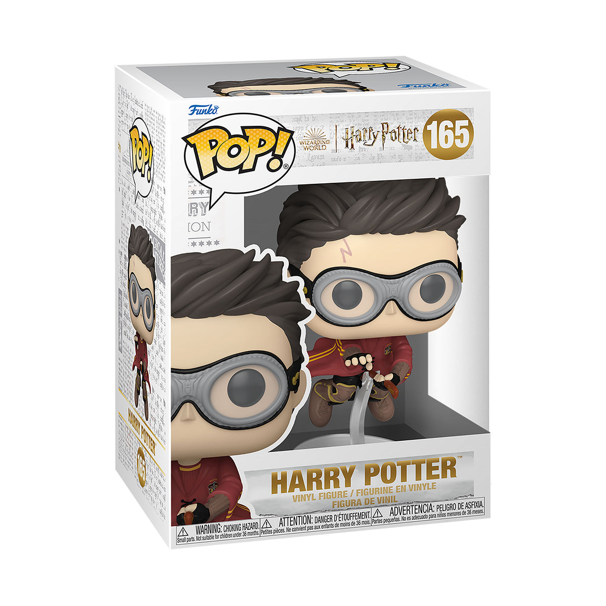 Image produit Harry Potter avec balai (Quidditch) figurine Funko Pop!