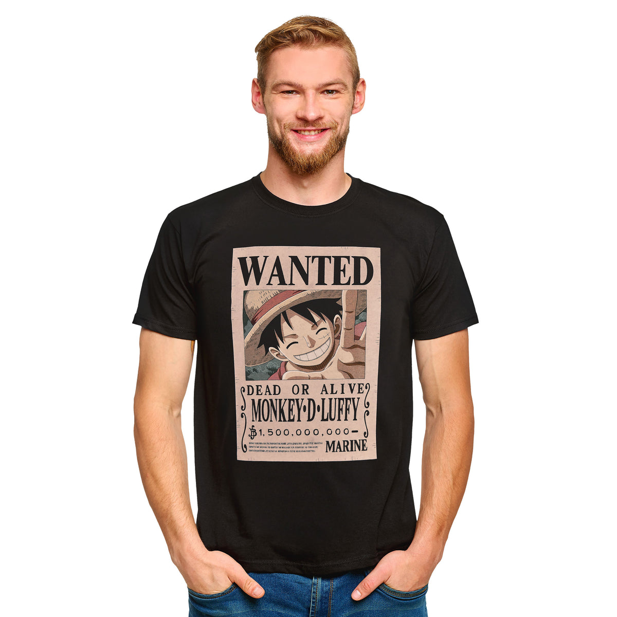 Product image One Piece - Luffy Wanted T-Shirt black