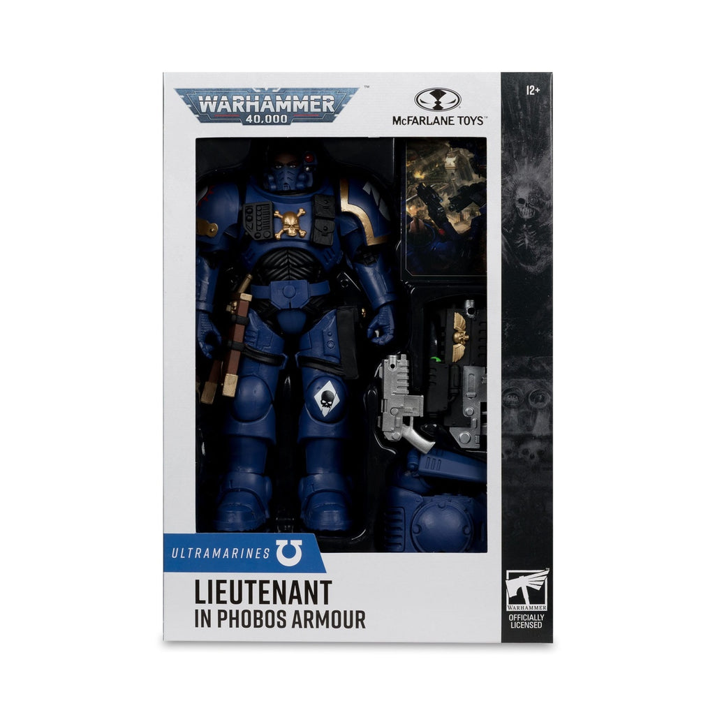 Image produit Warhammer 40k - Lieutenant en armure Phobos (Ultramarines) Figurine articulée 18cm