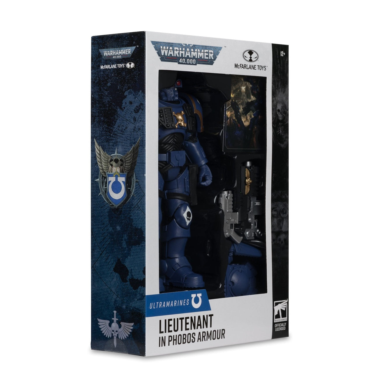 Image produit Warhammer 40k - Lieutenant en armure Phobos (Ultramarines) Figurine articulée 18cm