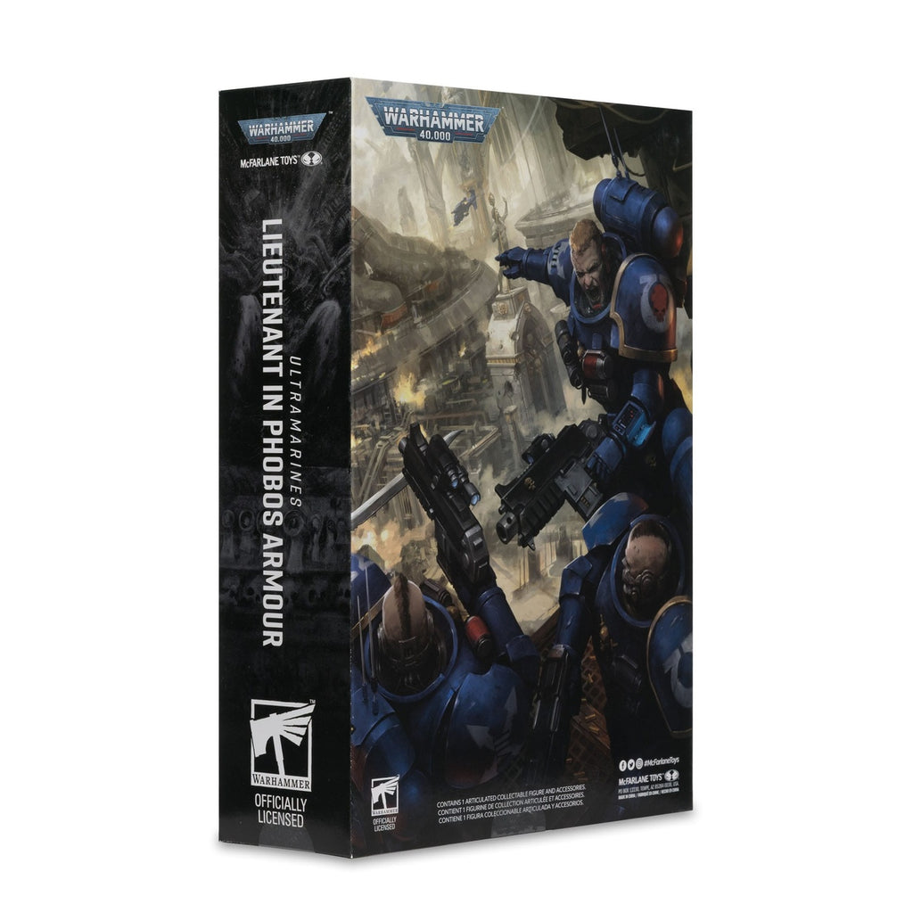 Image produit Warhammer 40k - Lieutenant en armure Phobos (Ultramarines) Figurine articulée 18cm