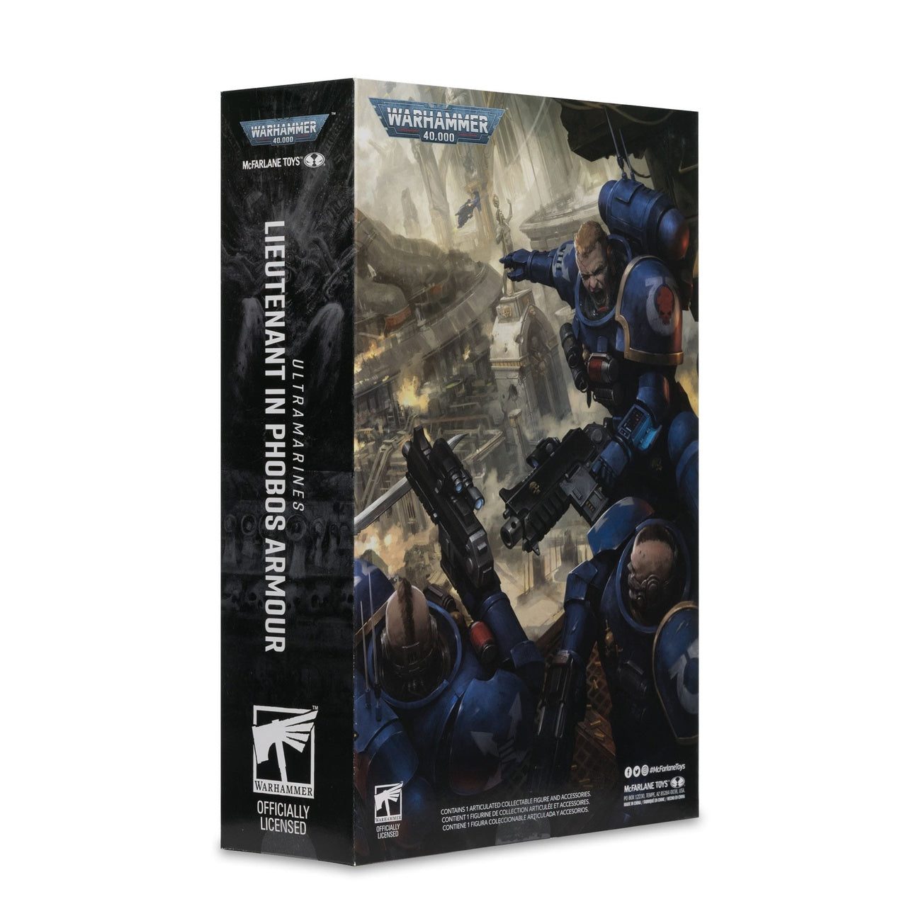 Image produit Warhammer 40k - Lieutenant en armure Phobos (Ultramarines) Figurine articulée 18cm