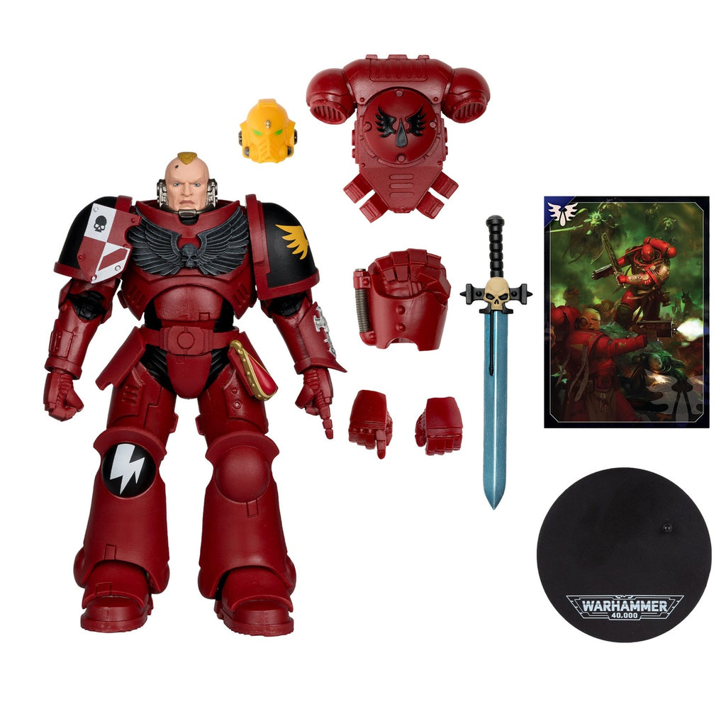 Product image Warhammer 40k - Assault Intercessor Sergeant (Blood Angel) Action Figure 18cm