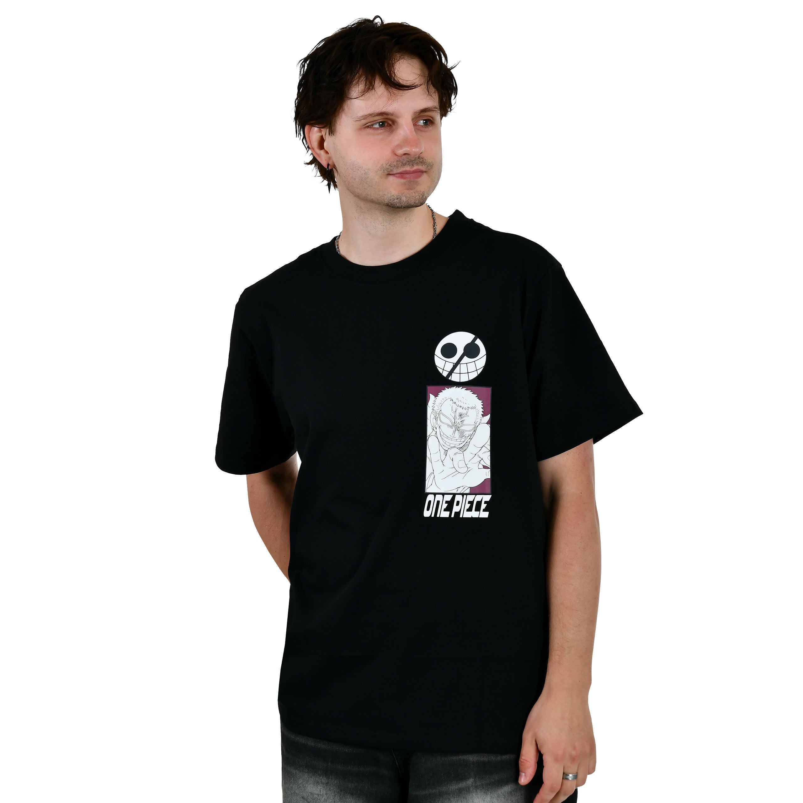 Image produit One Piece - T-shirt oversize Don Quichotte Doflamingo noir