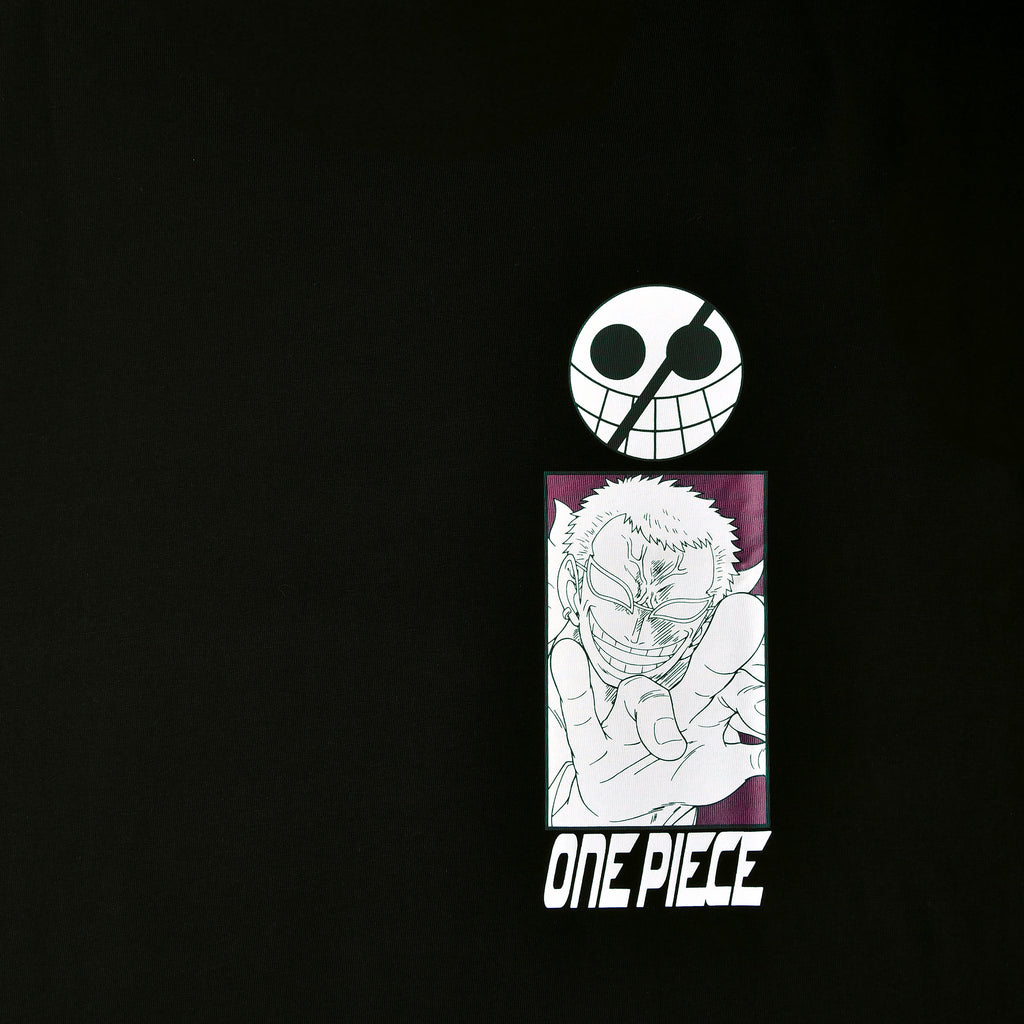 Image produit One Piece - T-shirt oversize Don Quichotte Doflamingo noir