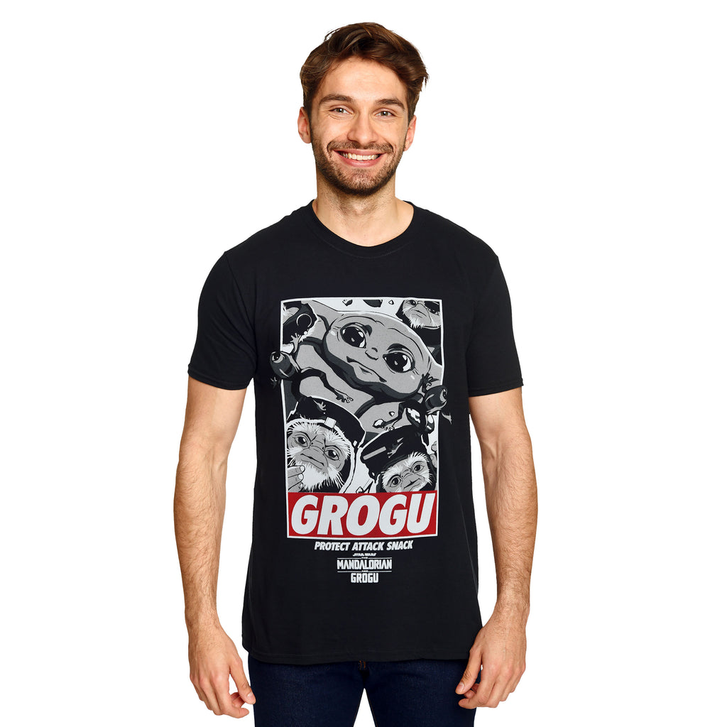 Image produit T-shirt Grogu Protect Attack Snack - Star Wars The Mandalorian