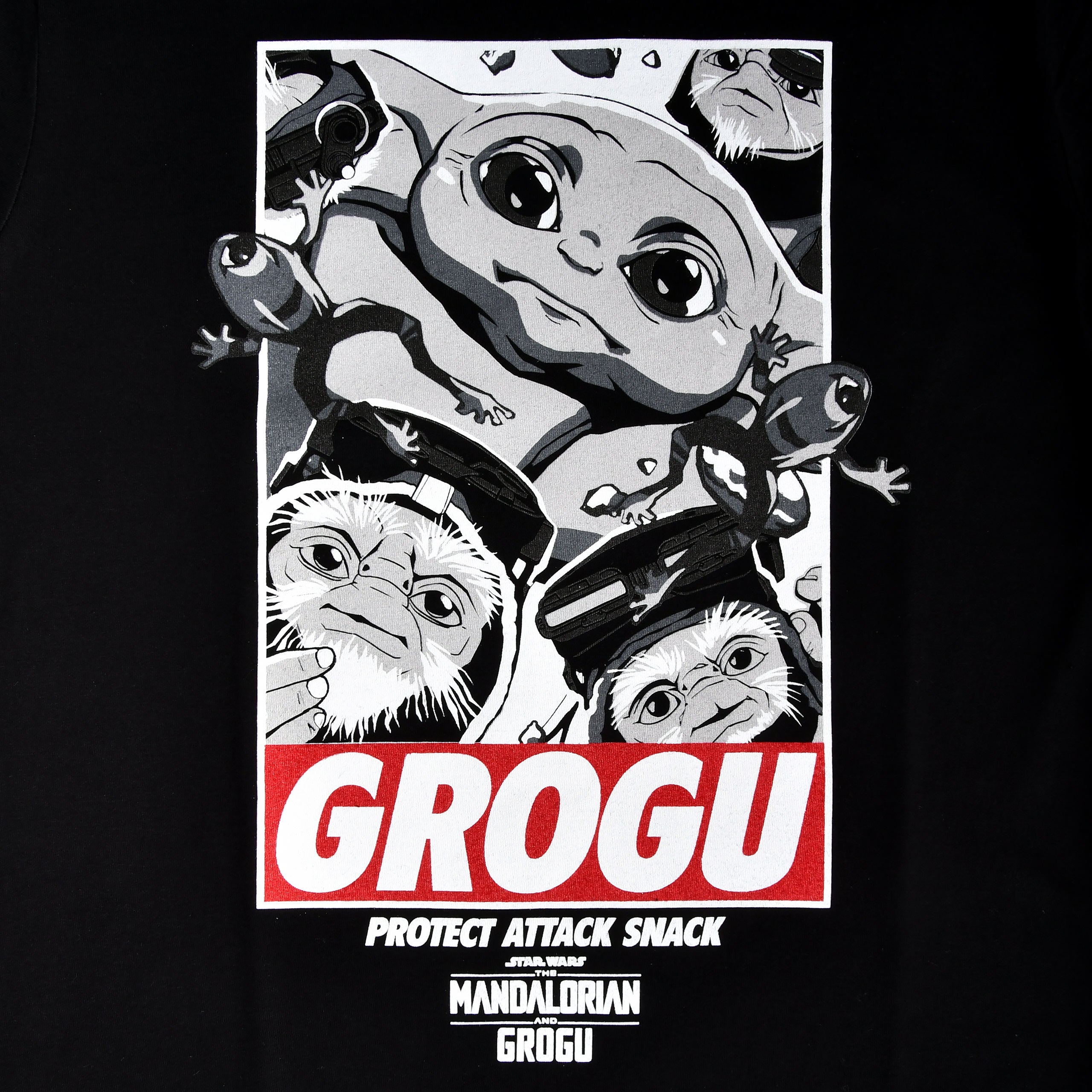 Image produit T-shirt Grogu Protect Attack Snack - Star Wars The Mandalorian