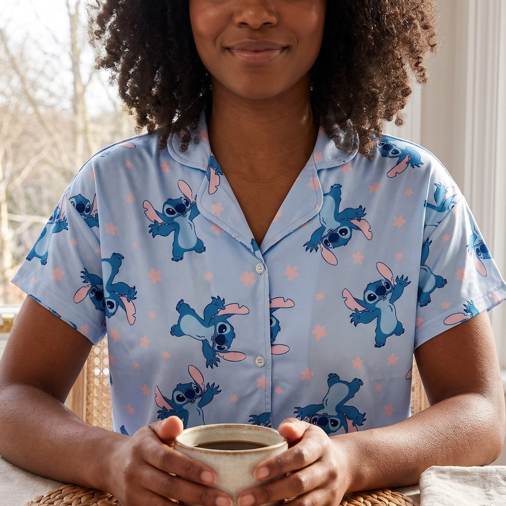Image produit Pyjama court Stitch pour femme - Lilo & Stitch