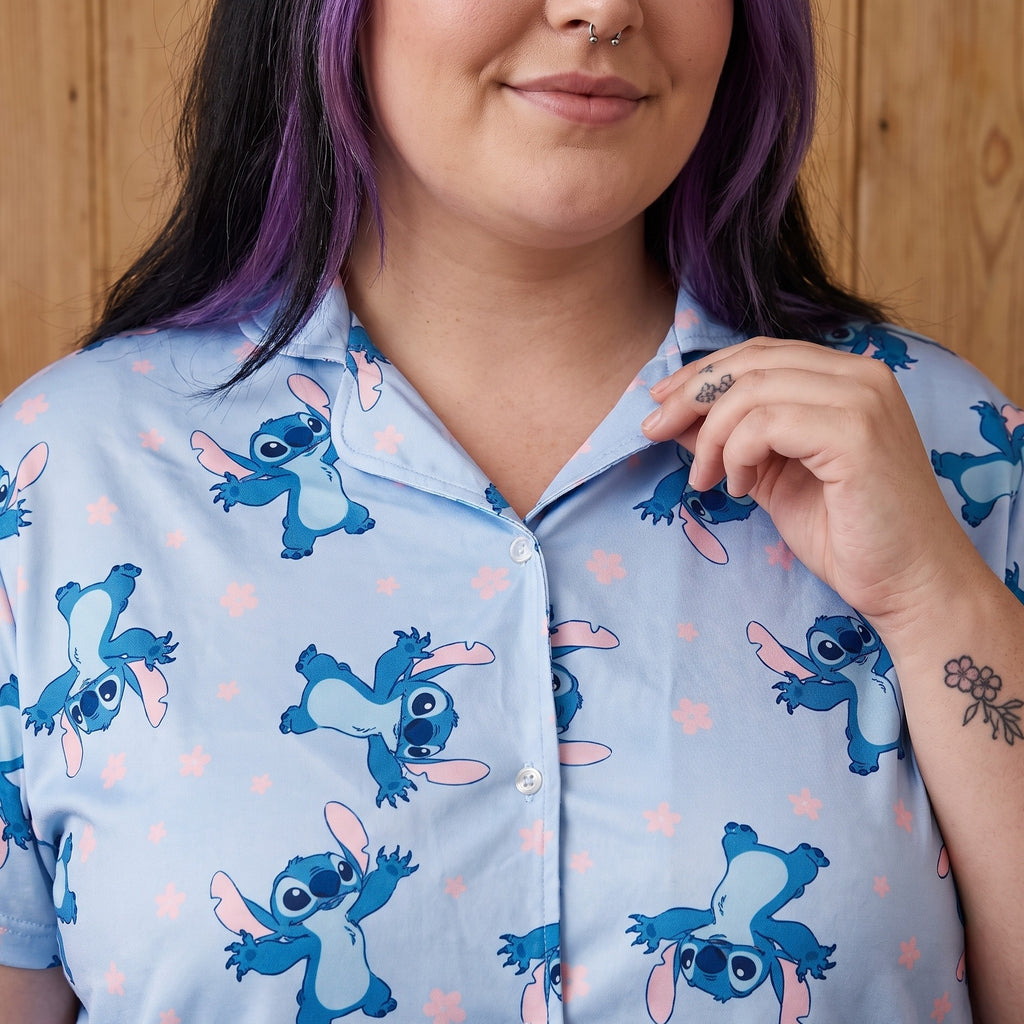 Image produit Pyjama court Stitch pour femme - Lilo & Stitch