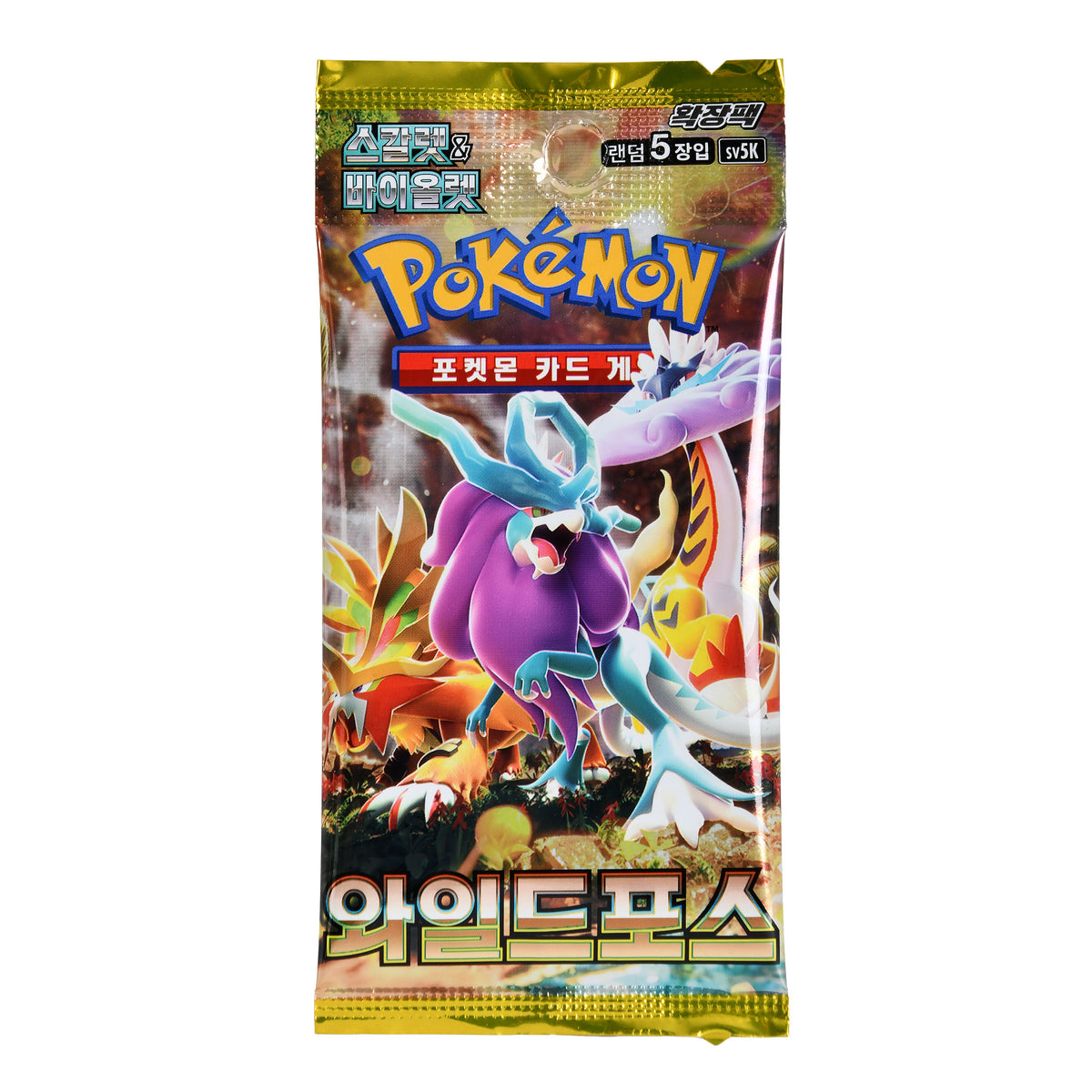 Image produit Pokémon - Wild Force (SV5K) Booster de cartes à collectionner version coréenne