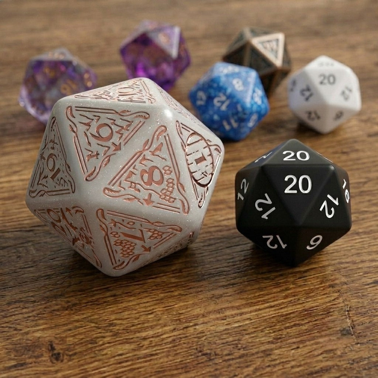 Image produit Le Hobbit - Dé D20 Radiant TCG D20 Jumbo