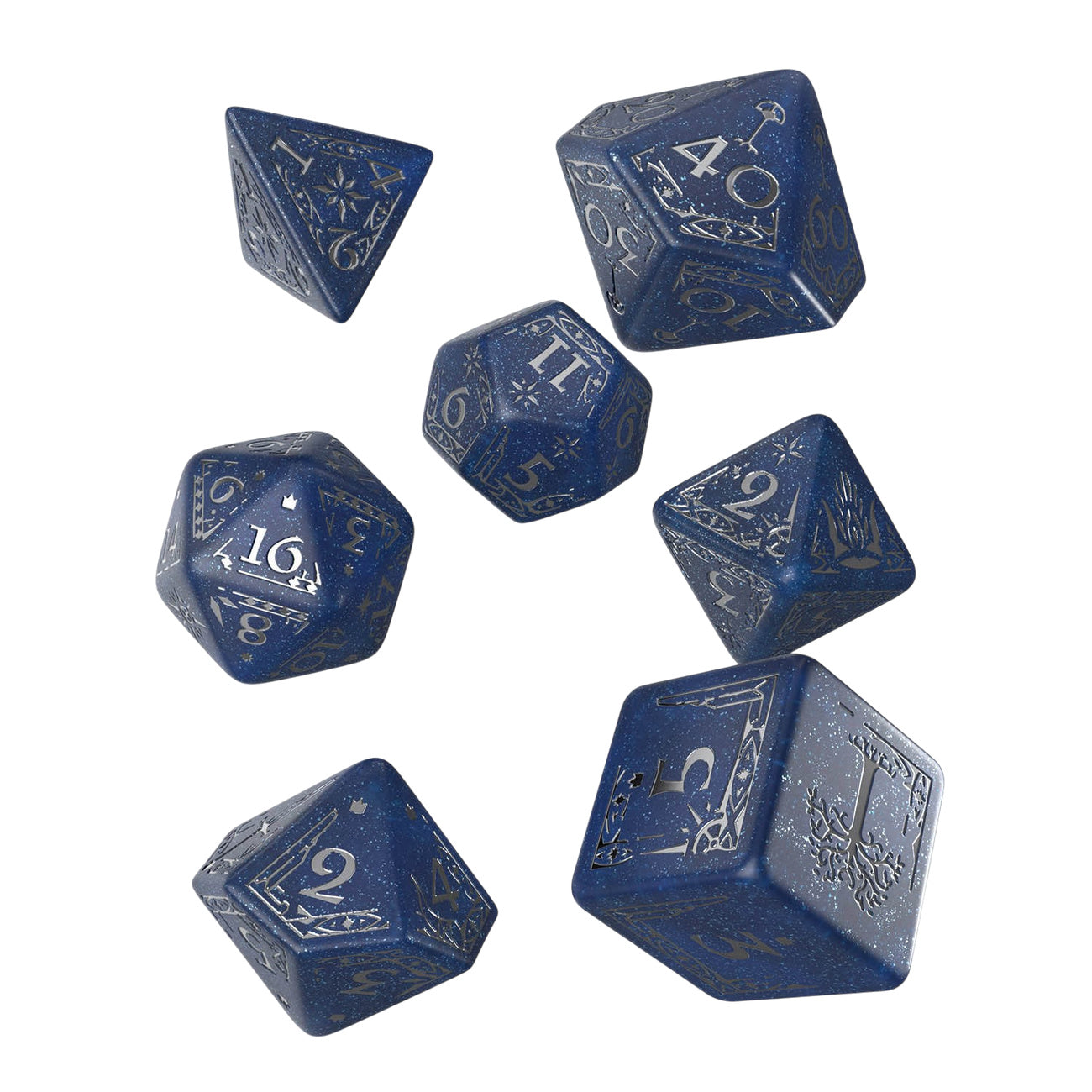 Image produit Le Seigneur des Anneaux - Set de dés JDR Gondor (7 pcs)