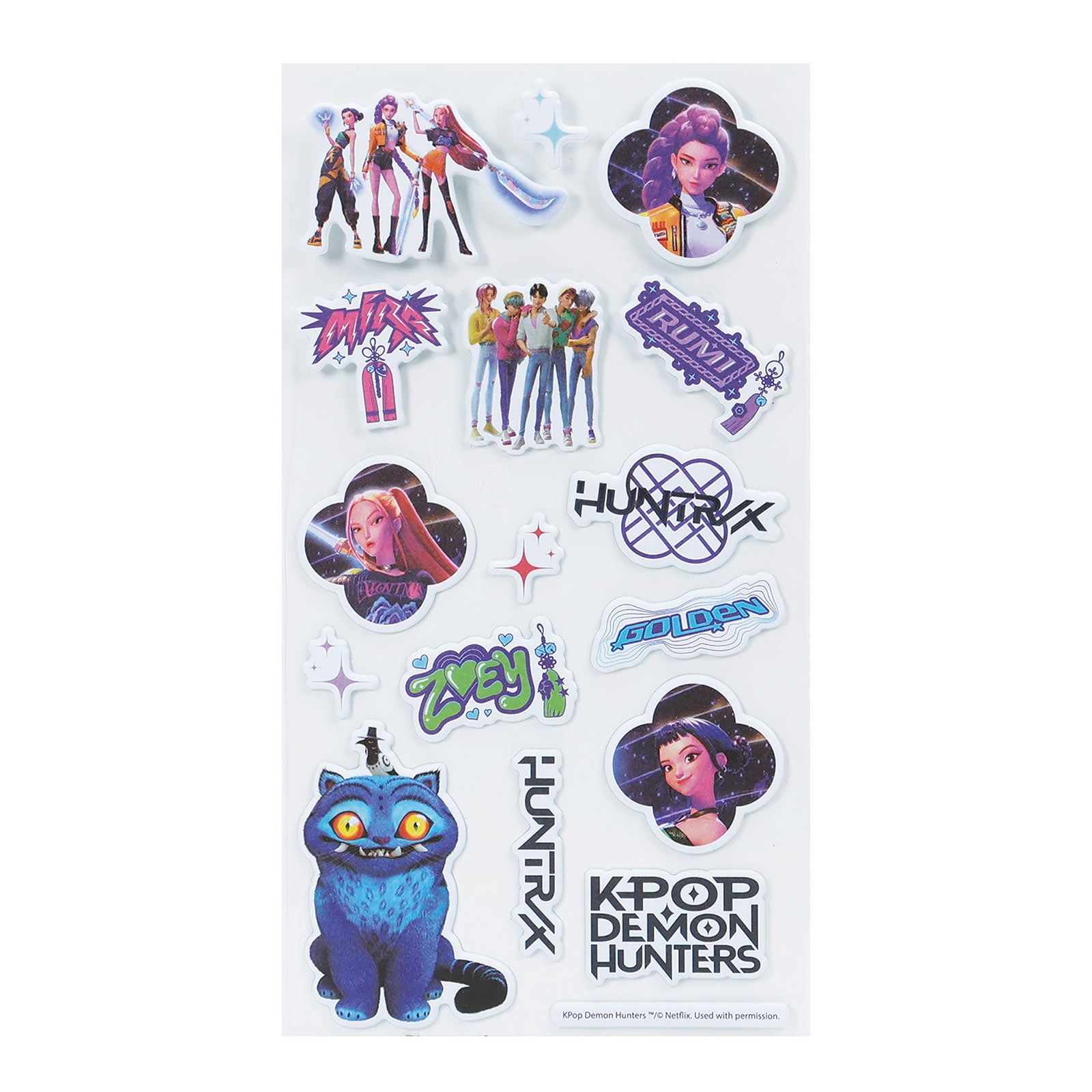 Image produit KPop Demon Hunters - Set de stickers