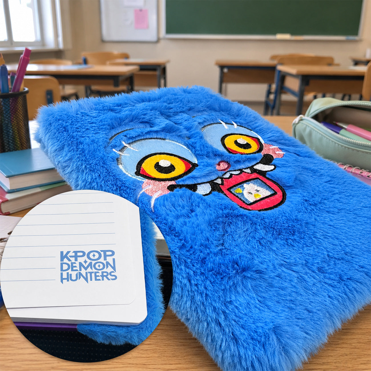 Image produit KPop Demon Hunters - Carnet en peluche Derpy