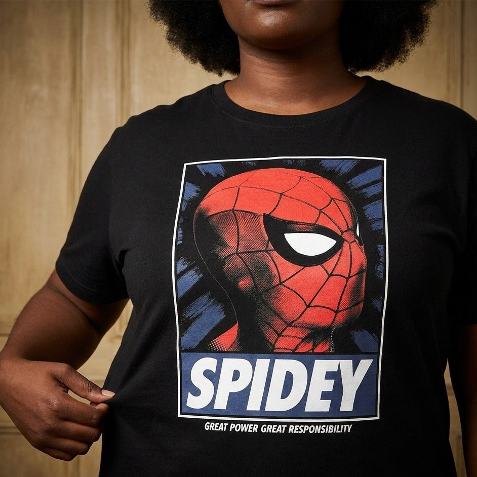 Image produit Spider-Man - T-shirt Spidey Great Power noir