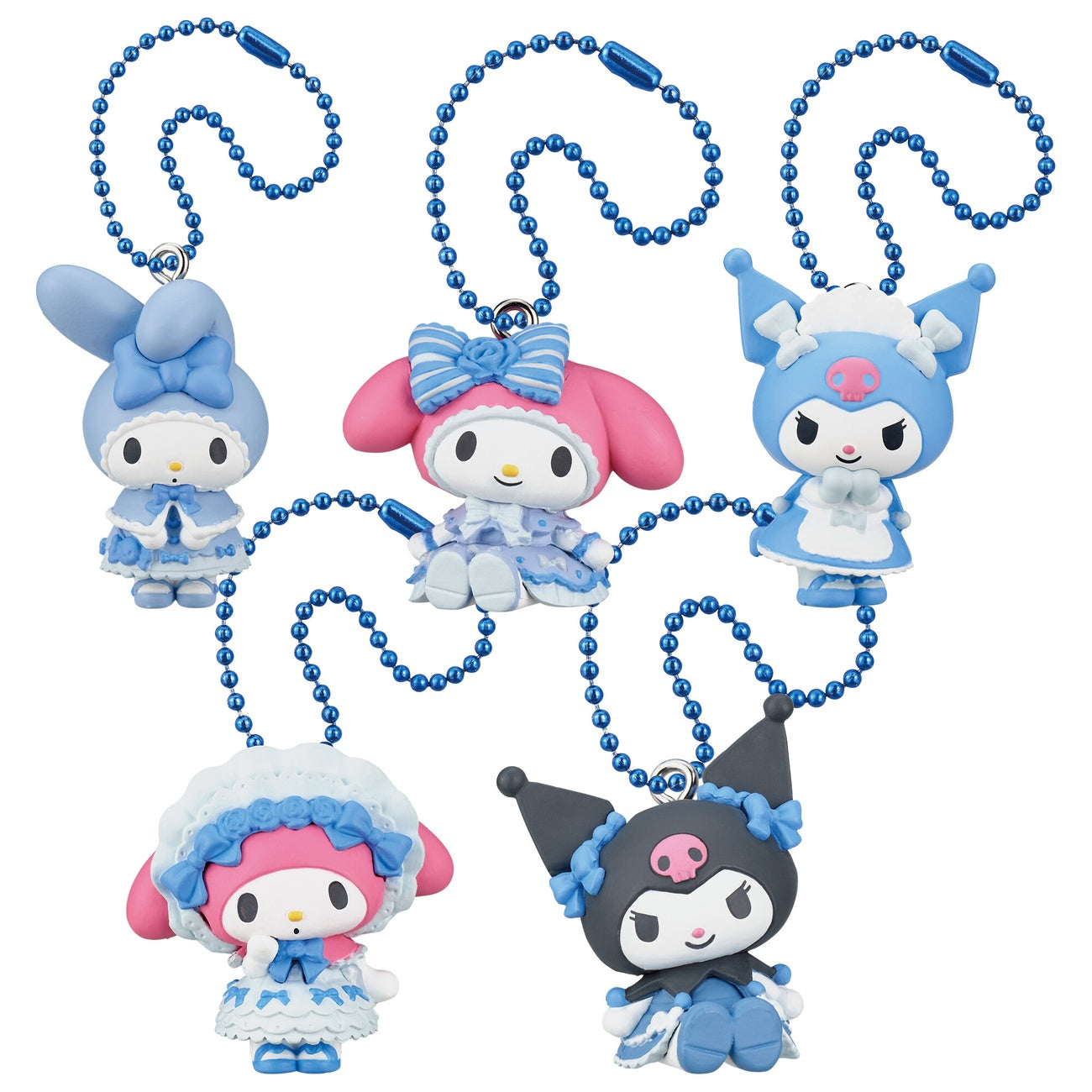 Image produit Sanrio - Porte-clés mystère Twinchees My Melody et Kuromi Sweet Lolita