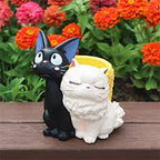 Image produit Kiki la petite sorcière - Pot de fleurs Jiji et Lily
