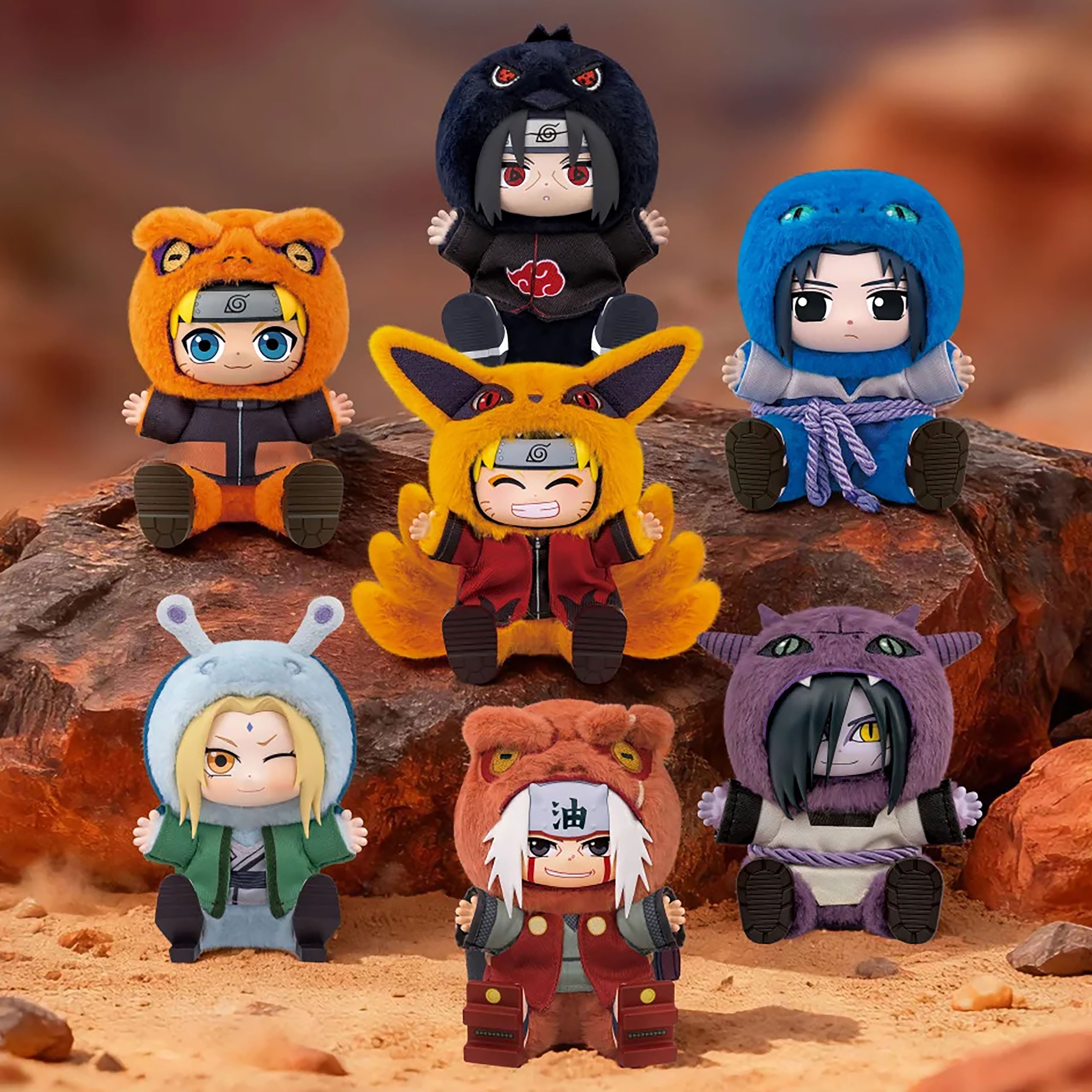 Image produit Naruto - Cute Beasts figurine peluche mystère