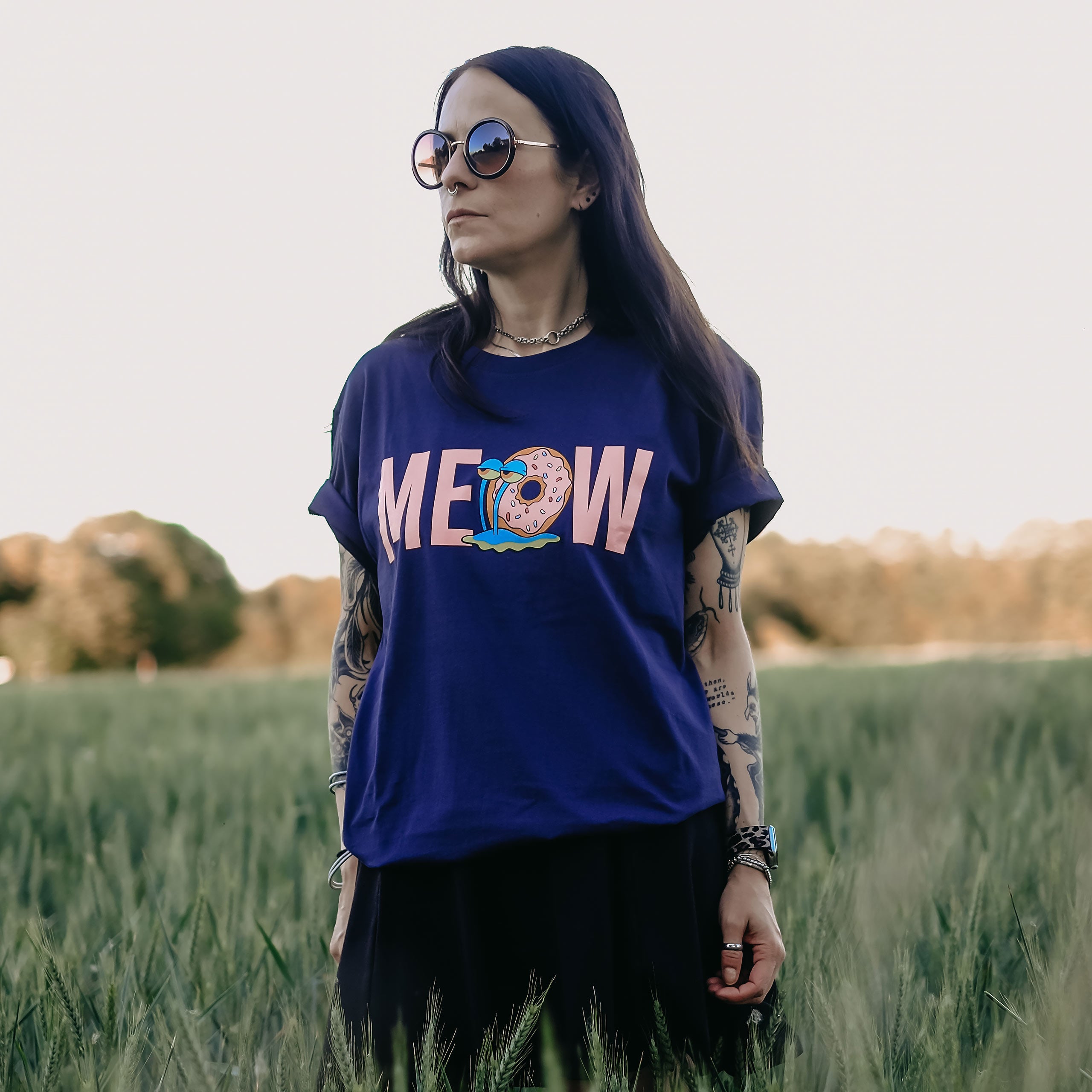 Image produit Bob l’Éponge - T-shirt Gary Meow bleu