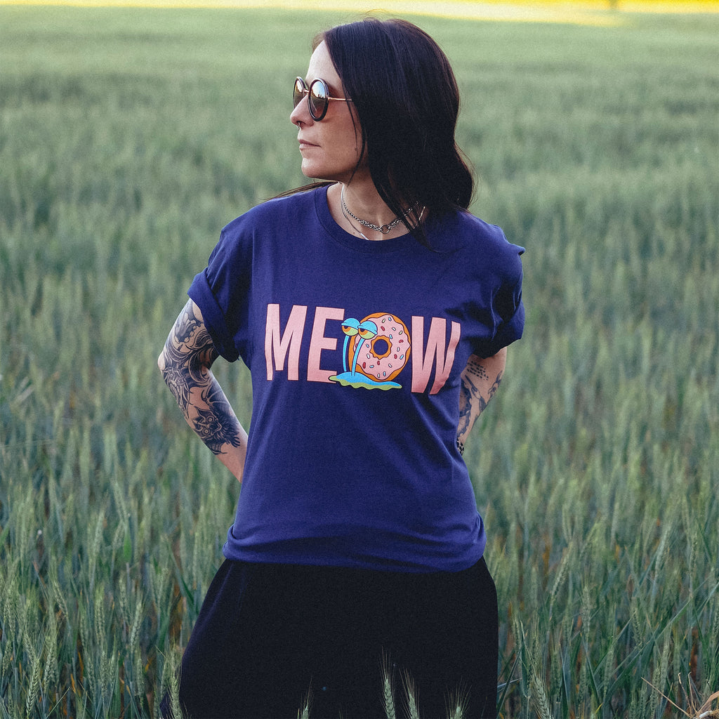 Image produit Bob l’Éponge - T-shirt Gary Meow bleu