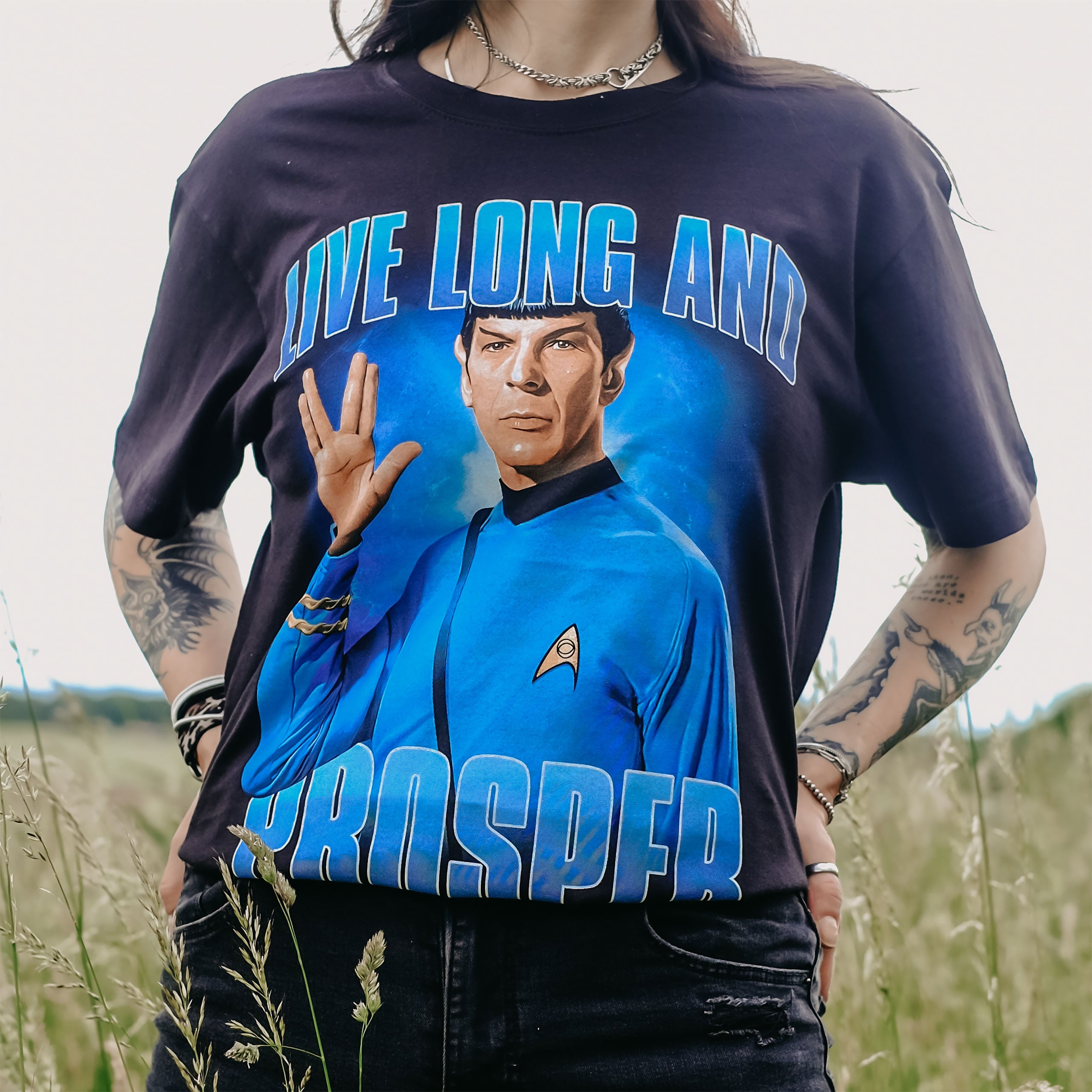 Image produit T-shirt Spock Live Long And Prosper - Star Trek