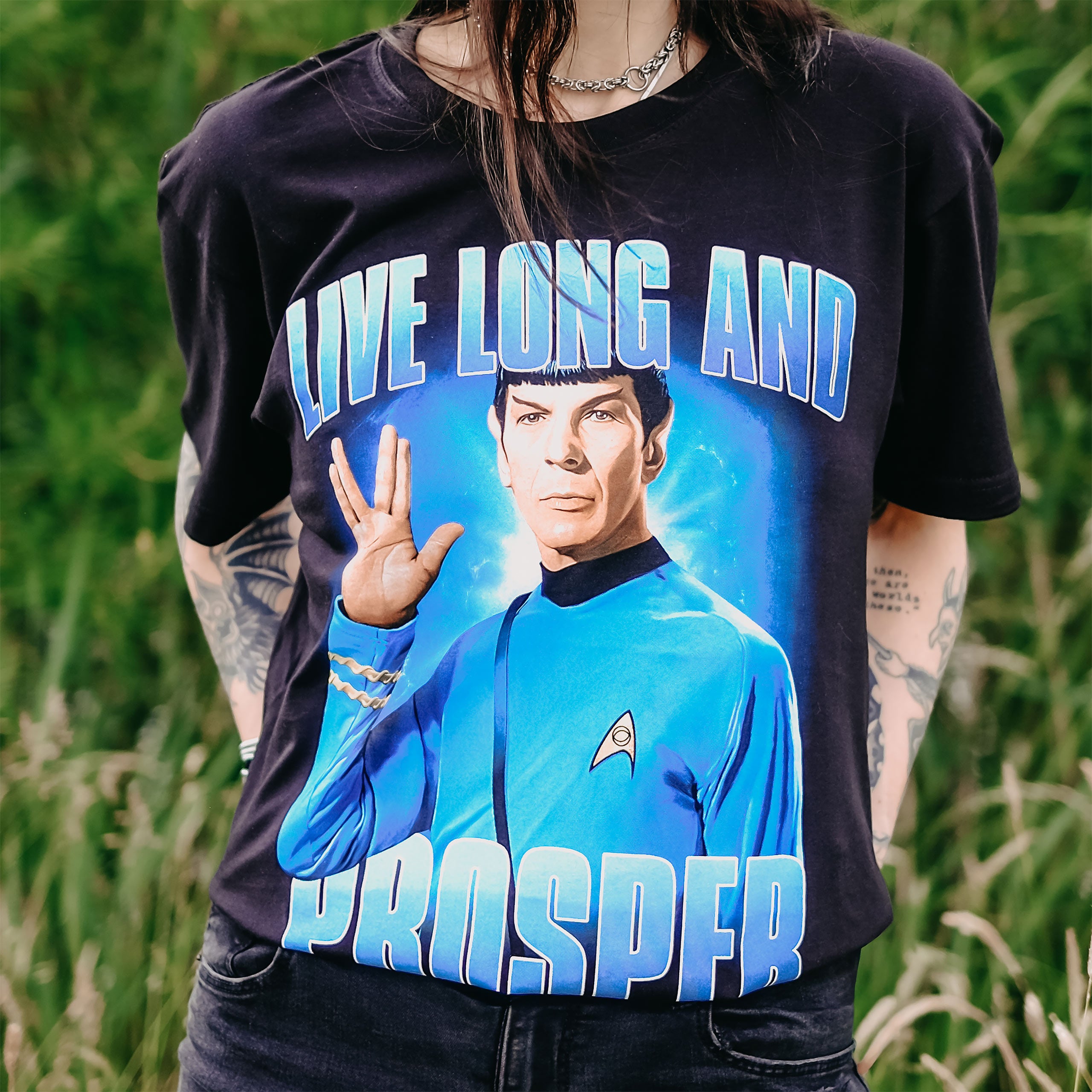 Image produit T-shirt Spock Live Long And Prosper - Star Trek