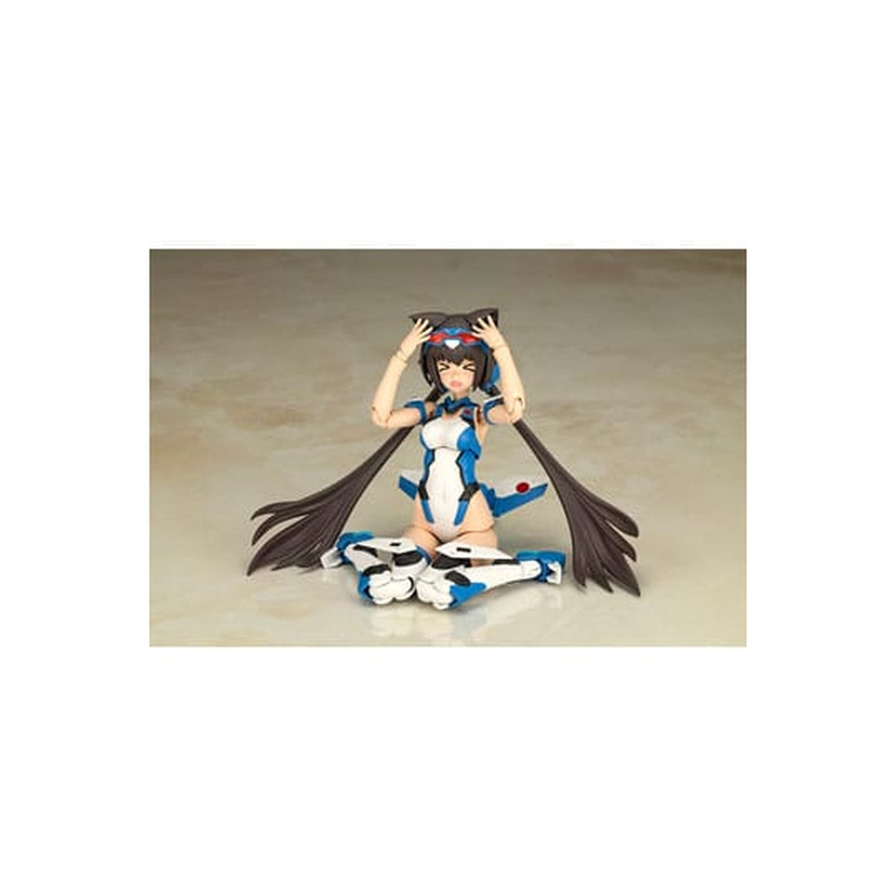 Image produit Frame Arms Girl Kit figurine à monter Stylet maillot de bain Blue Impulse Color Version