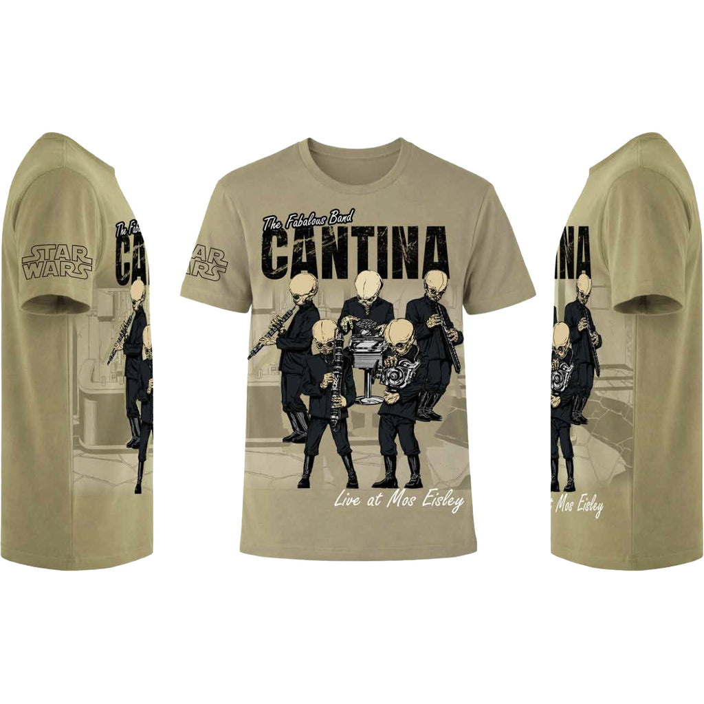 Image produit Star Wars - T-shirt Cantina Band beige