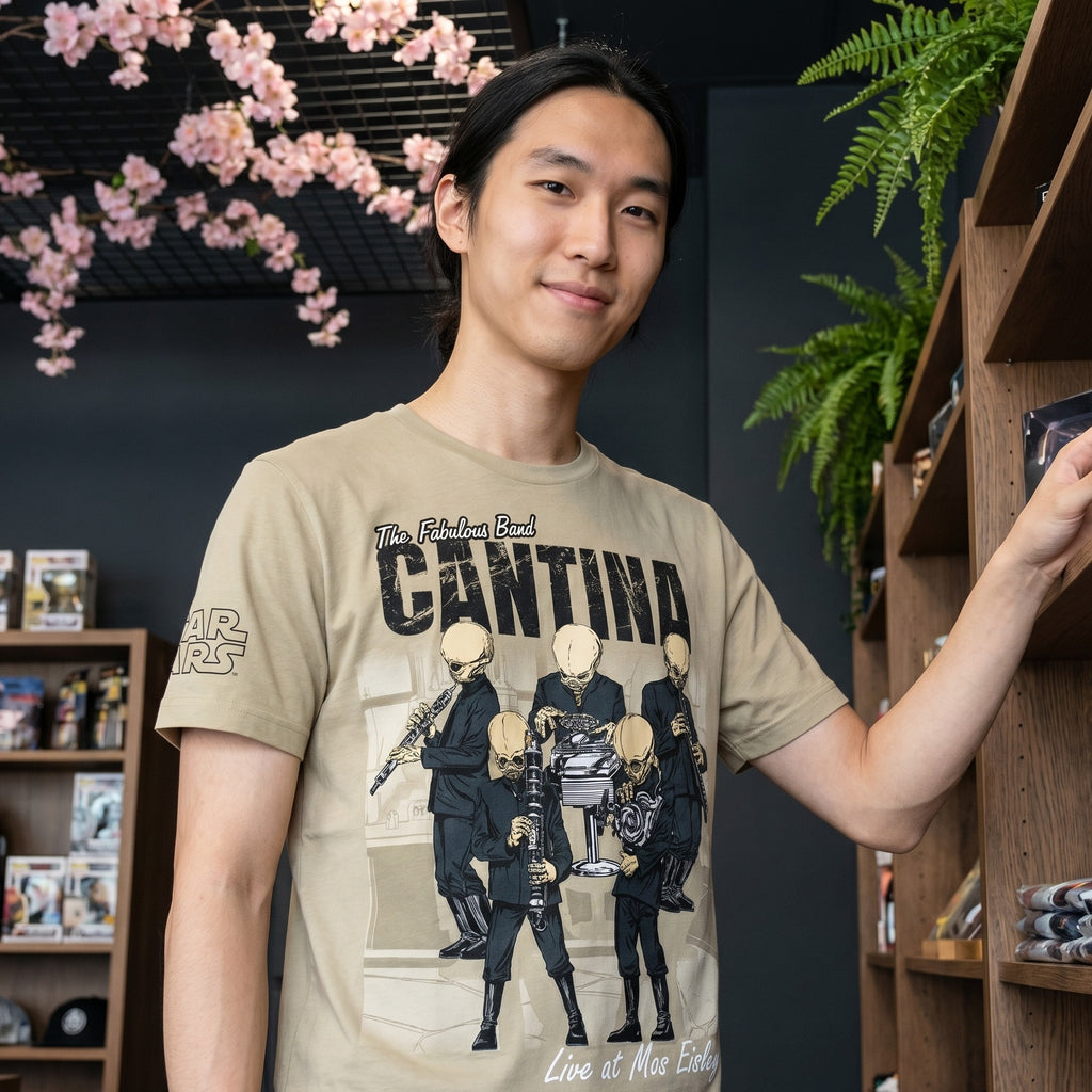 Image produit Star Wars - T-shirt Cantina Band beige