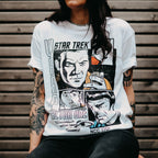 Image produit Star Trek - T-shirt rétro Warp 1 blanc