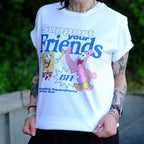 Image produit T-shirt SpongeBob et Patrick Support Your Friends