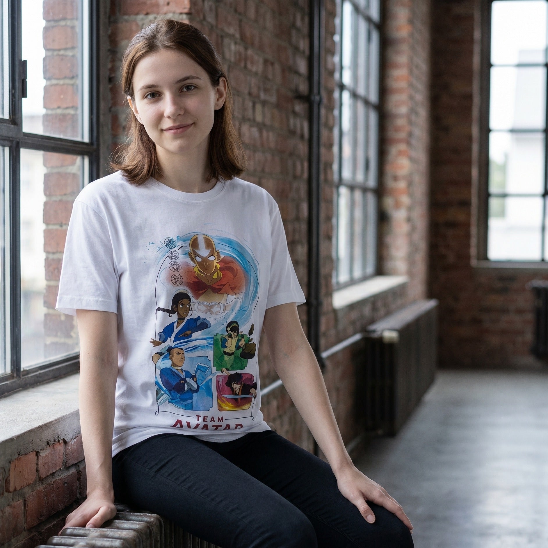 Image produit T-shirt Team Avatar blanc