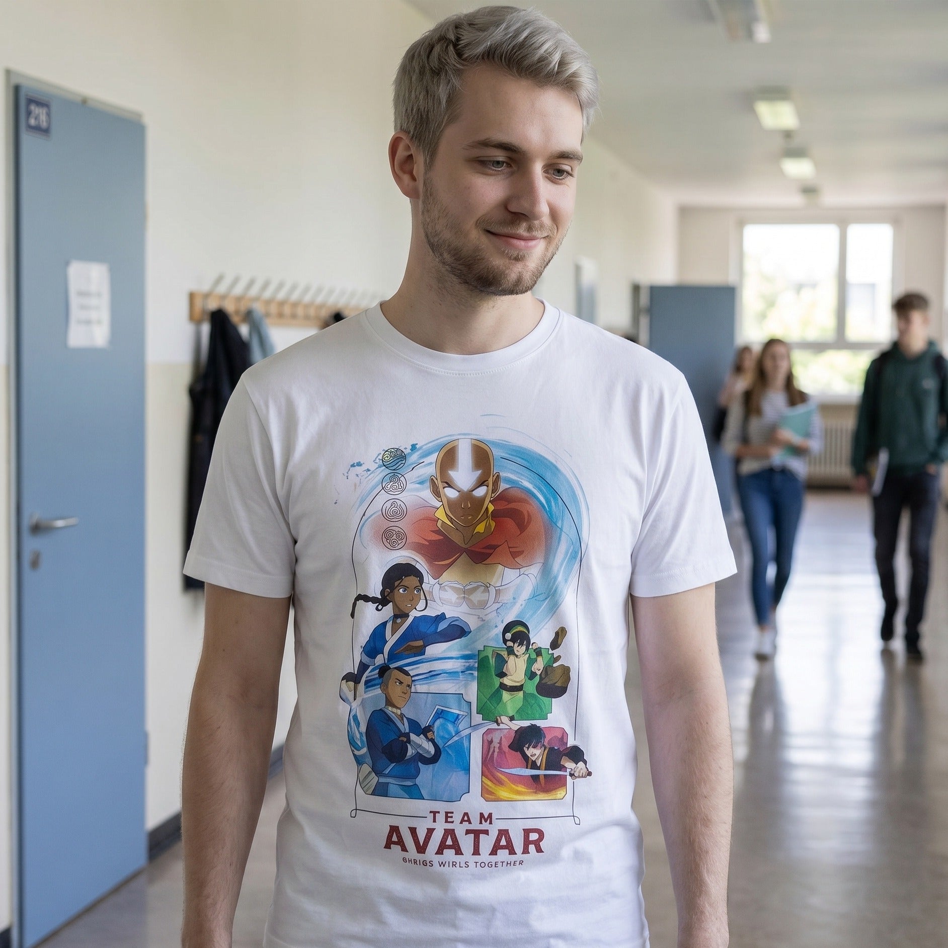 Image produit T-shirt Team Avatar blanc