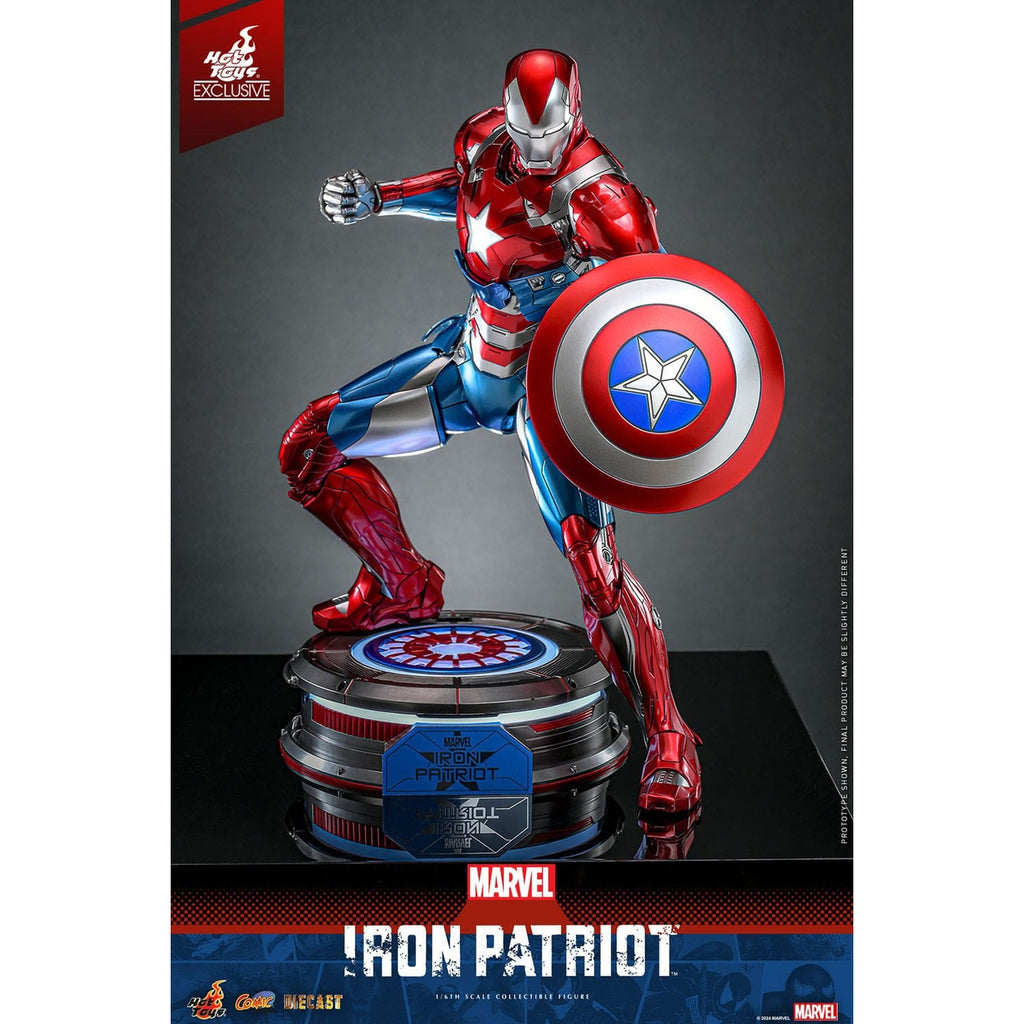 Image produit Marvel - Iron Patriot Comic Diecast Masterpiece figurine articulée exclusive 1:6