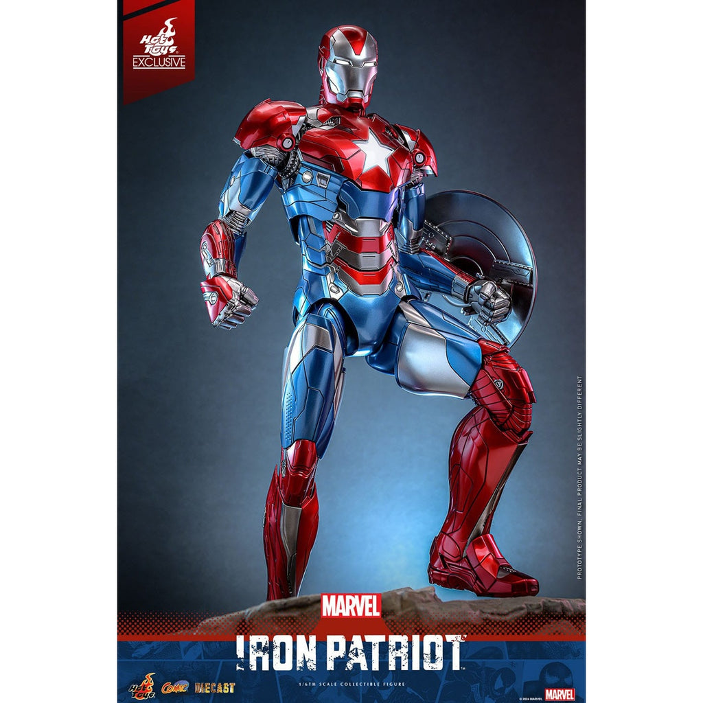 Image produit Marvel - Iron Patriot Comic Diecast Masterpiece figurine articulée exclusive 1:6