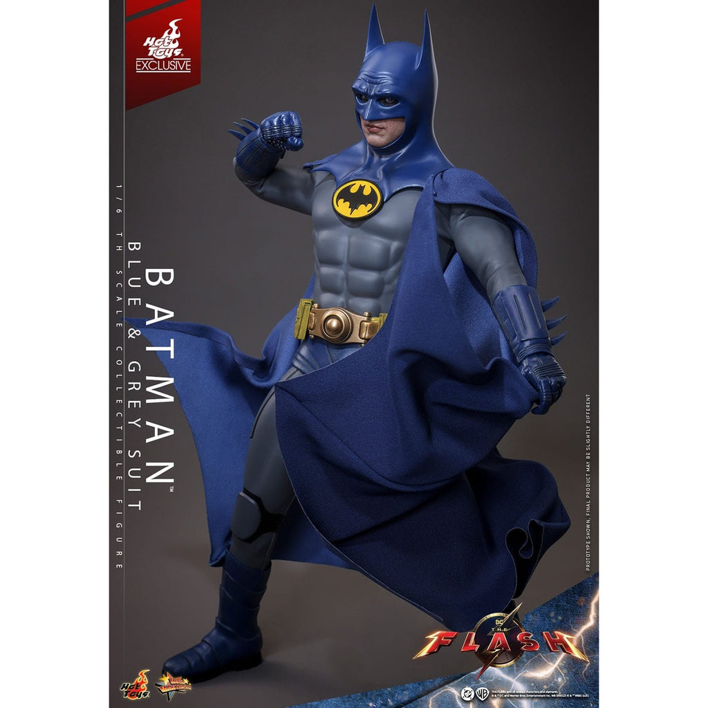 Image produit The Flash - Figurine d’Action Batman Masterpiece 1:6 Costume Bleu & Gris Édition Limitée